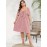 Plus Size V Neck Fitted A-Line Knee Length Wrap Dress with Pockets - Medium Stretch Polyester Floral Print Casual Party Dress for All Seasons