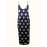 Plus Size Polka Dots Print Tank Dress, Elegant Sleeveless Slant Pockets Strap Dress For Spring & Summer, Women's Plus Size Clothing