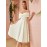 Trendy Twist Solid Color Pleated Bridesmaid Dress - Elegant Off Shoulder Backless Design for Spring & Summer, Women's Formal Wear with Flowy Silhouette and Chic Style